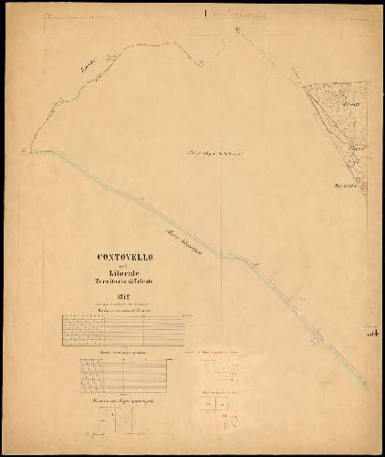 Contovello nel Litorale Territorio di Trieste : distretto steorale di Trieste : litografato nell'i.r. Istituto litografico del Catasto secondo lo stato dell'anno 1872